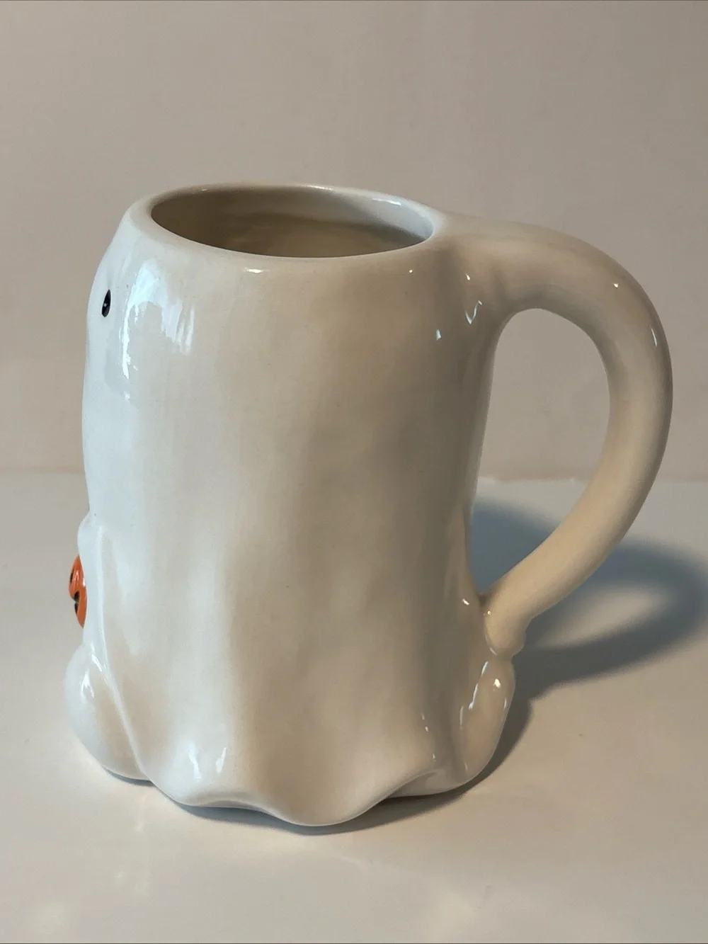 Pottery Barn 25 oz Ghost Stoneware Mug New